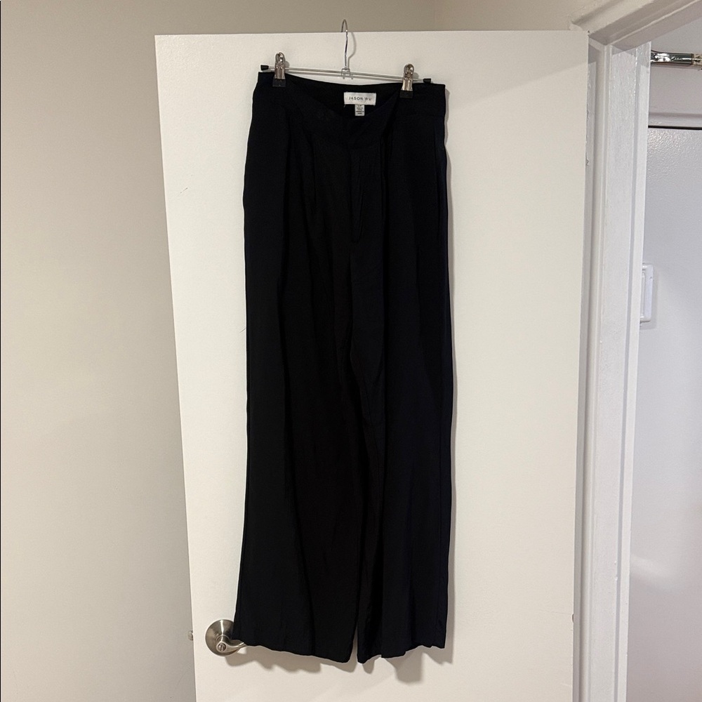 Jason Wu Black Wide-Leg Trousers